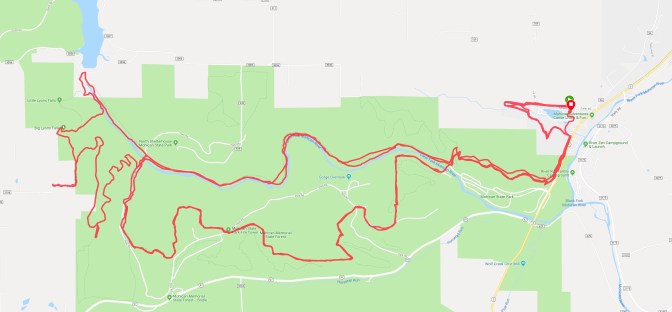My GPS data for the 2019 Forget the PR Mohican 50k, including my regrettable trip off course. You live and you learn, I guess!