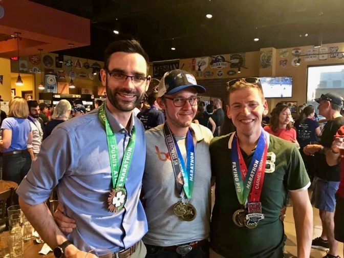 Medal Monday festivities with the good people of Beyond Exercise and the BERunProject.