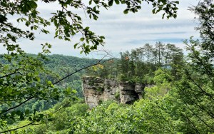 Hiking to Natural Bridge. Photo by Curt Whitacre.