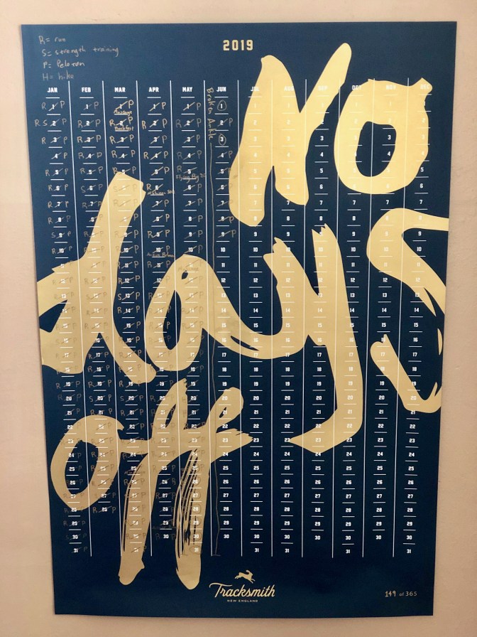 Well, there were a few unplanned "days off" at this point.